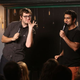 Ray, left, possibly mimicking a Sublime fan to Kumail Nanjiani